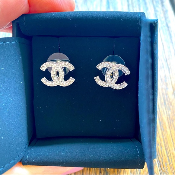 CHANEL Jewelry - Authentic Chanel silver studs
